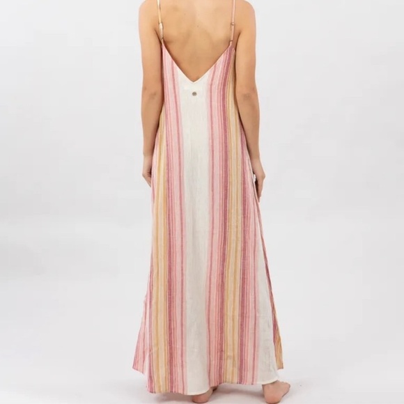 🔆RIP CURL🔆GOLDEN DAYS STRIPPED DRESSES - Picture 8 of 14